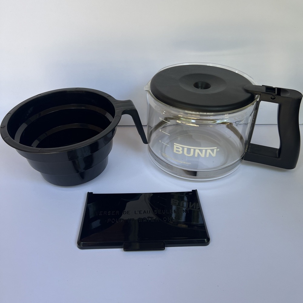 OEM BUNN B10 B10-B Coffee Maker Parts Carafe Filter Basket Reservoir Lid Set